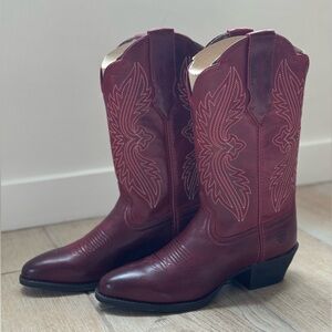 Ariat Heritage R Toe Stretch Fit Cowboy Boot BRAND NEW IN BOX Rosy Red US 7